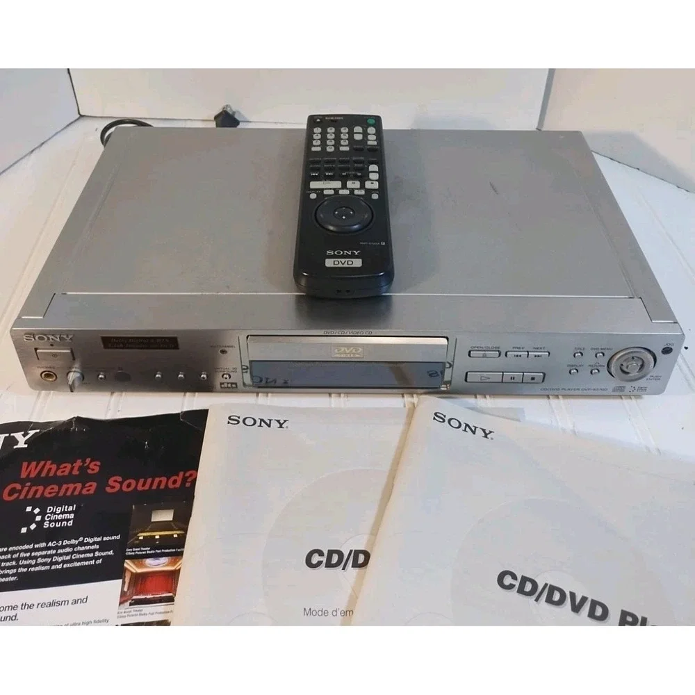 Sony DVP-S570D CD/DVD Player - With Remote - Tested & Works ✅✅